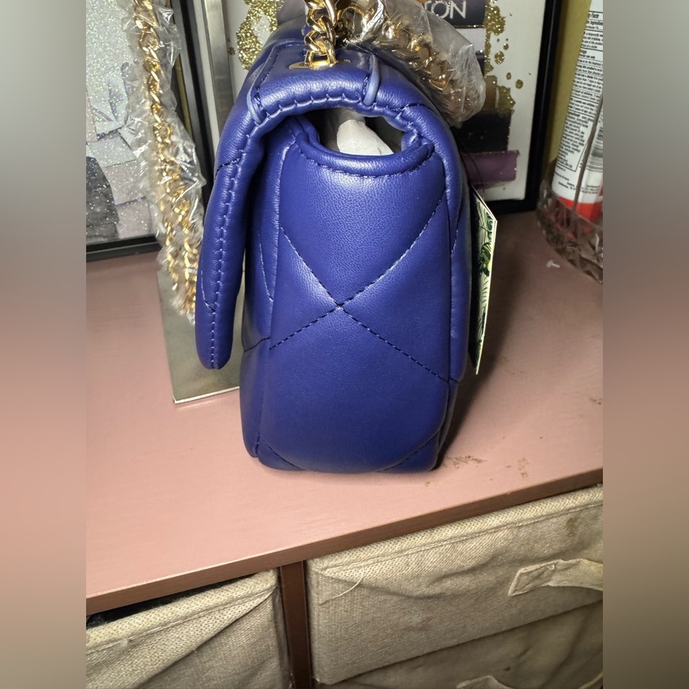 Badgley Mischka-Studio Quilted Vegan Leather Handbag - Picture 3 of 7
